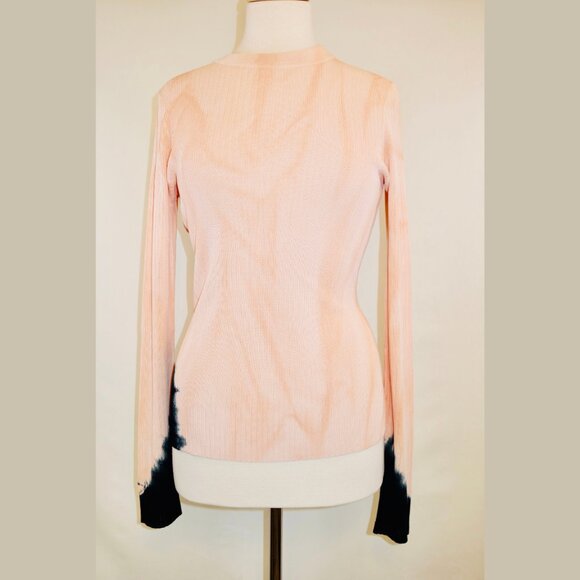 Proenza Schouler Pink Dip Tie Dye Long Sleeve Top - Size M - Picture 1 of 14